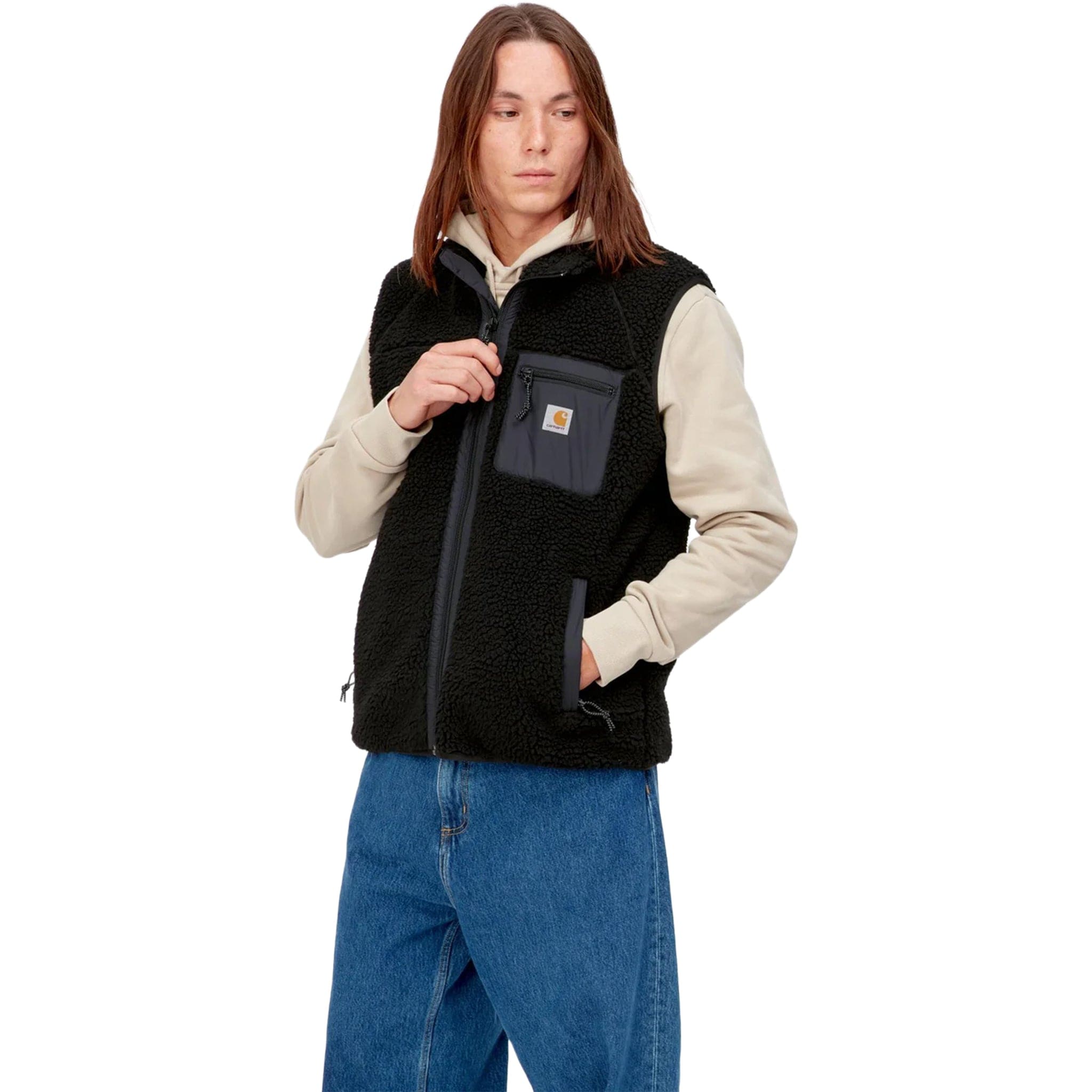Carhartt WIP Prentis Vest Liner Black - Sanction Skate And Snow