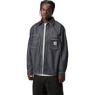 Carhartt WIP Tigan Shirt Jacket Blue Rigid Button Up