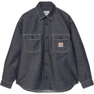 Carhartt WIP Tigan Shirt Jacket Blue Rigid Button Up
