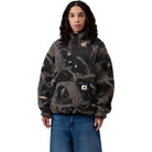 Carhartt WIP Women's Elliot High Neck Liner Camo Feather Tree Black Womens Thermal