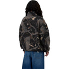 Carhartt WIP Women's Elliot High Neck Liner Camo Feather Tree Black Womens Thermal