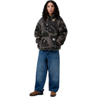 Carhartt WIP Women's Elliot High Neck Liner Camo Feather Tree Black Womens Thermal