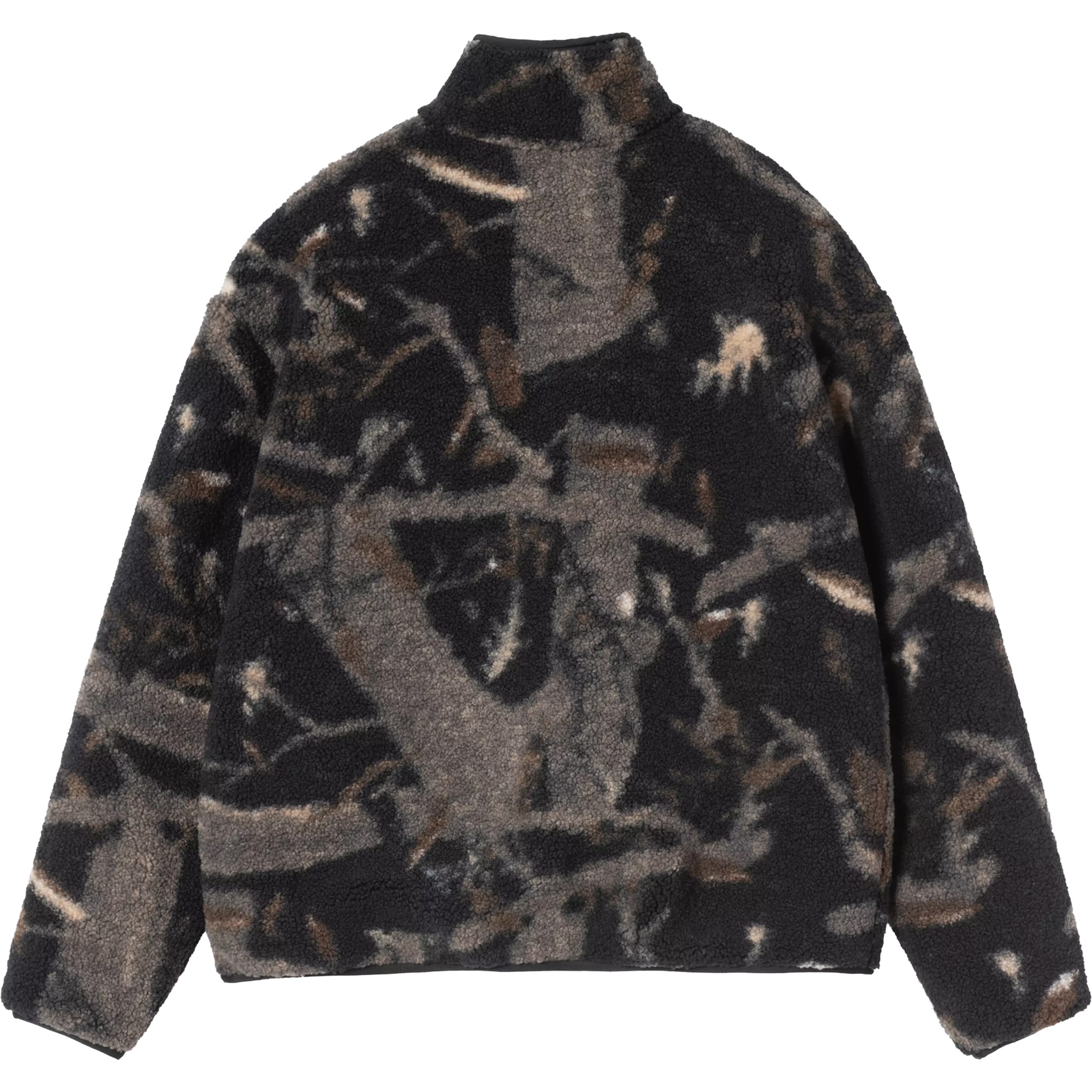 Carhartt WIP Women's Elliot High Neck Liner Camo Feather Tree Black Womens Thermal