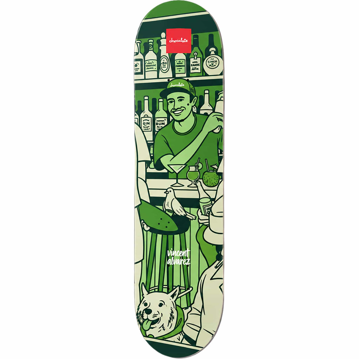 Chocolate Alvarez Bar Series III Skateboard Deck 8.25" Skateboard