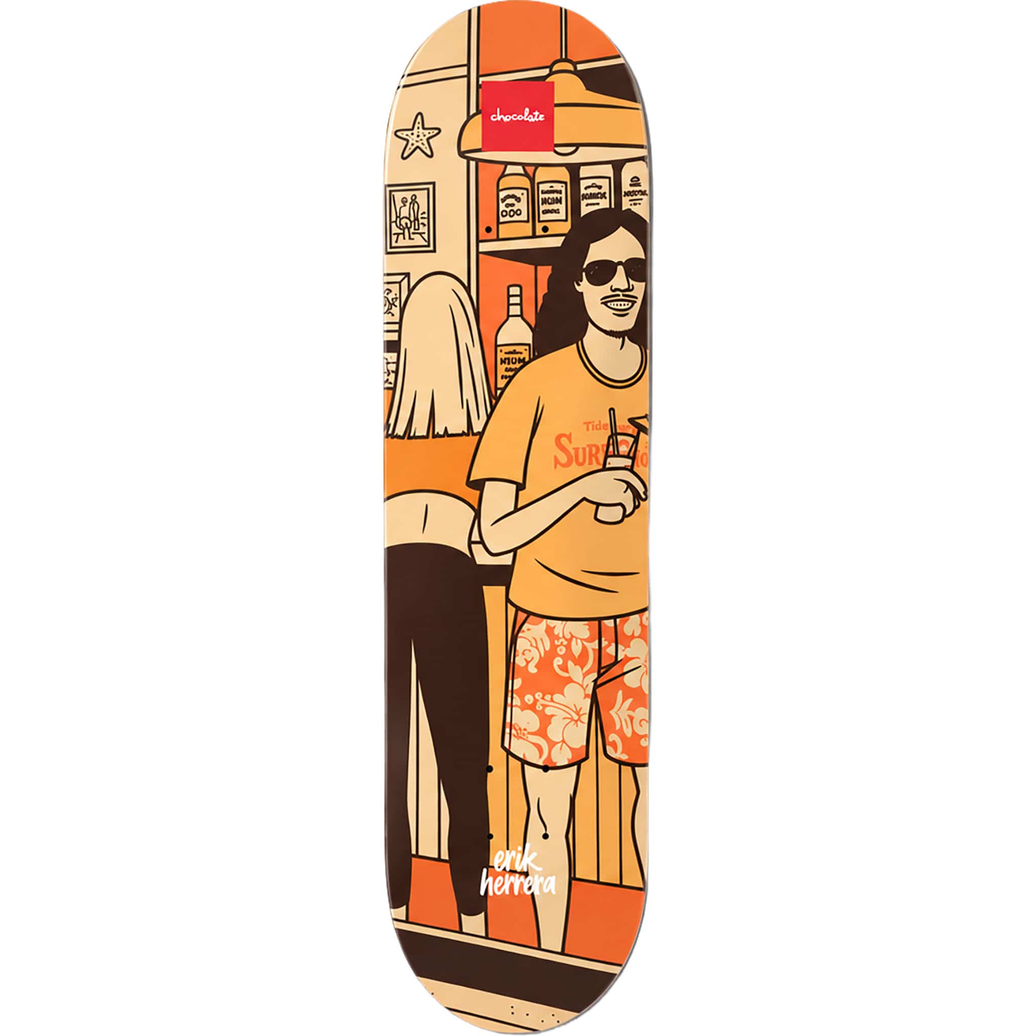 Chocolate Herrera Bar Series III Skateboard Deck 8.5" Skateboard