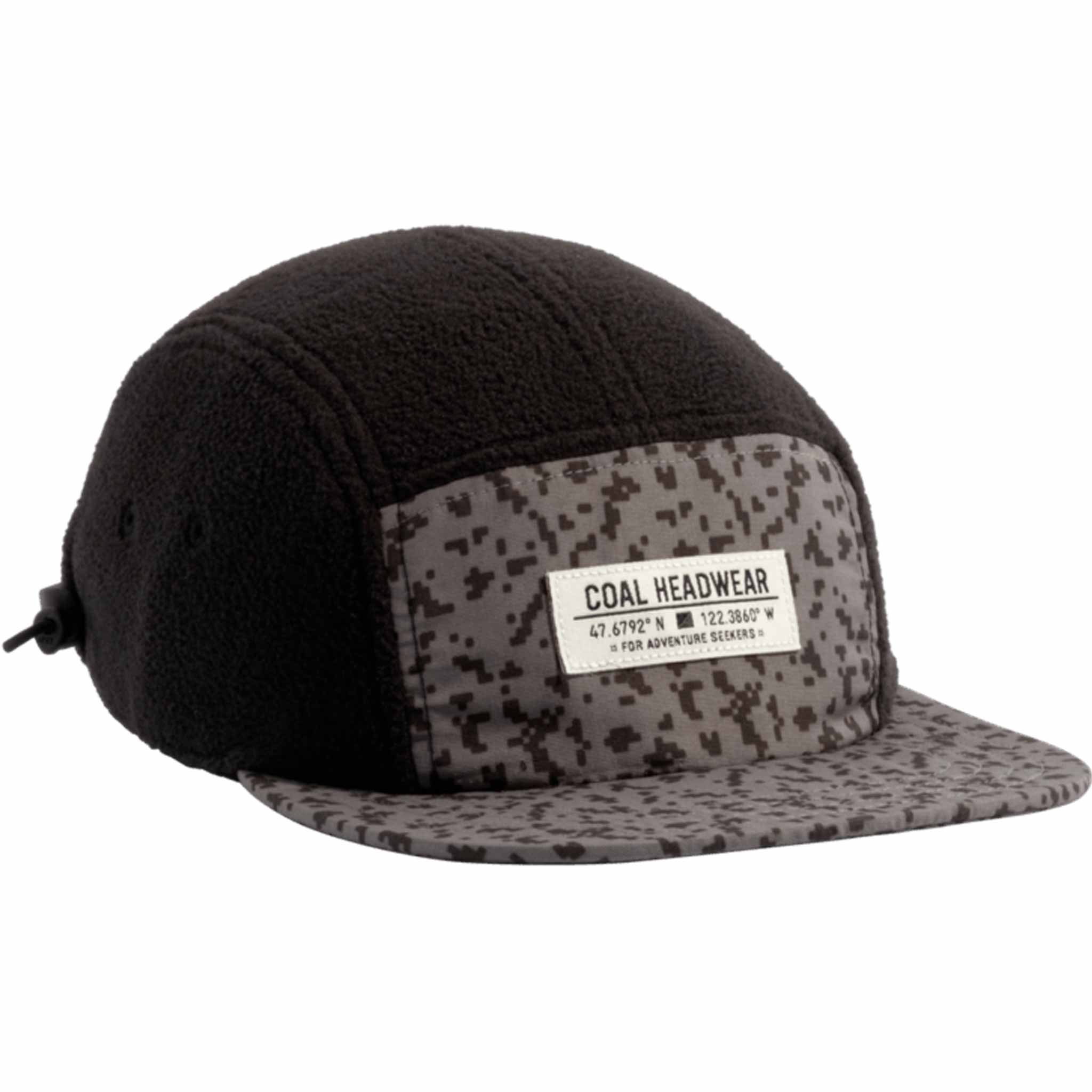 Coal Bridger 5 Panel Hat Black Camo Hats