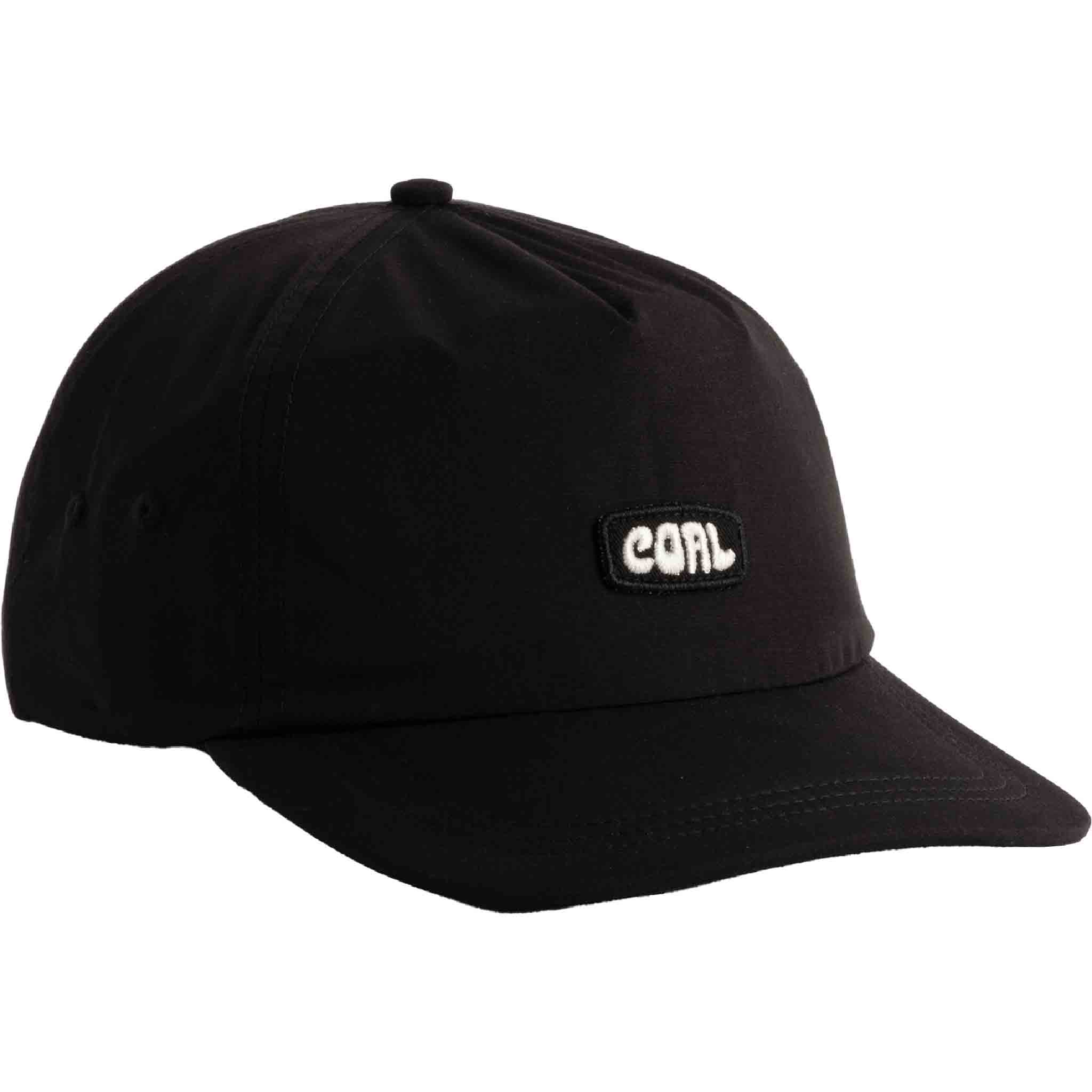 Coal Hardin Vintage 5 Panel Cap Black Hats