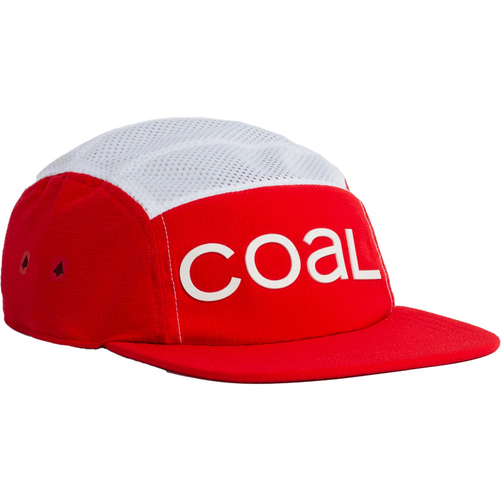 Coal Jetty Lightweight 5 Panel Hat Red Hats