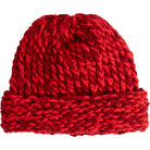 Coal Lampshade Cuffed Beanie Red Marl Beanie