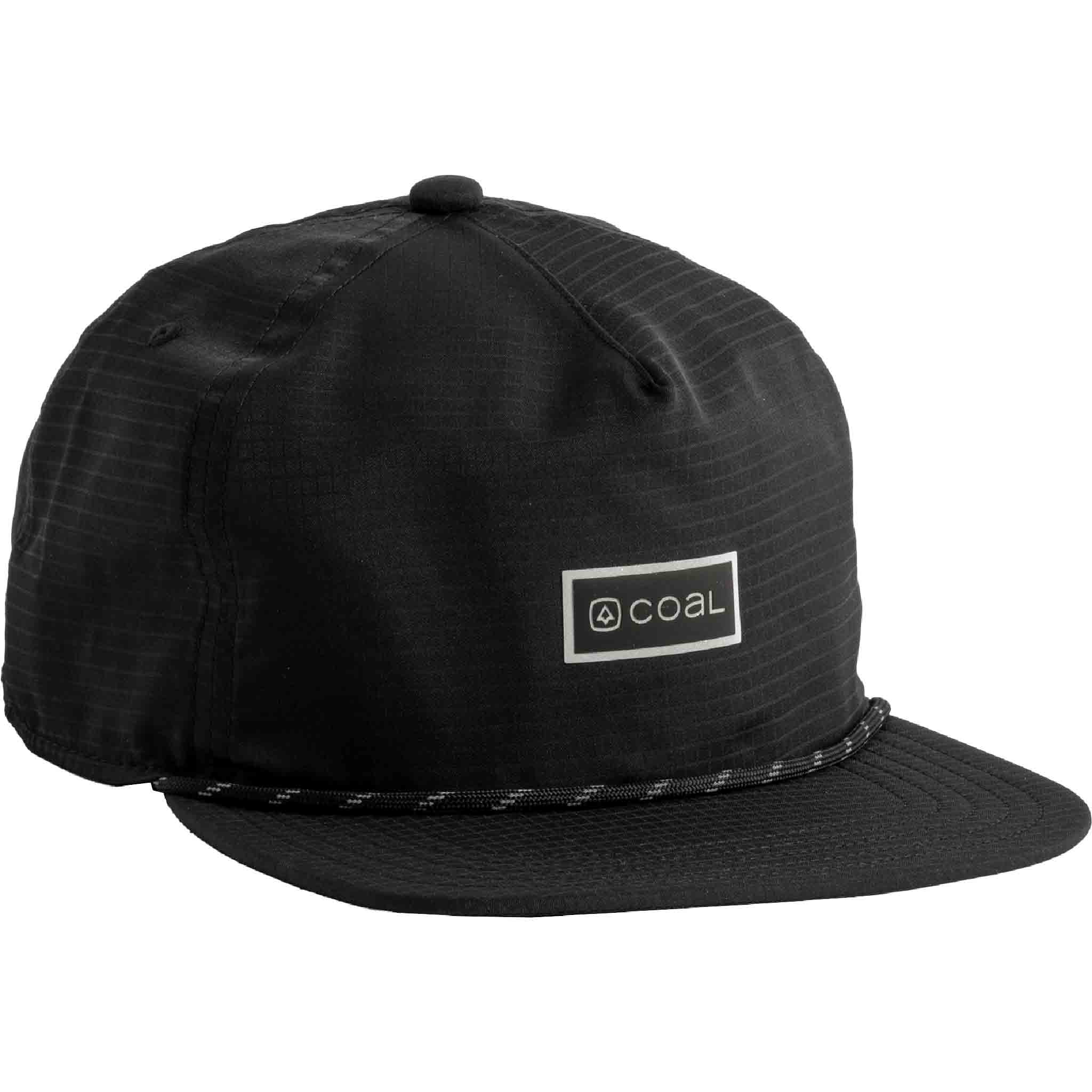 Coal Pontoon 6 Panel Cap Black Hats