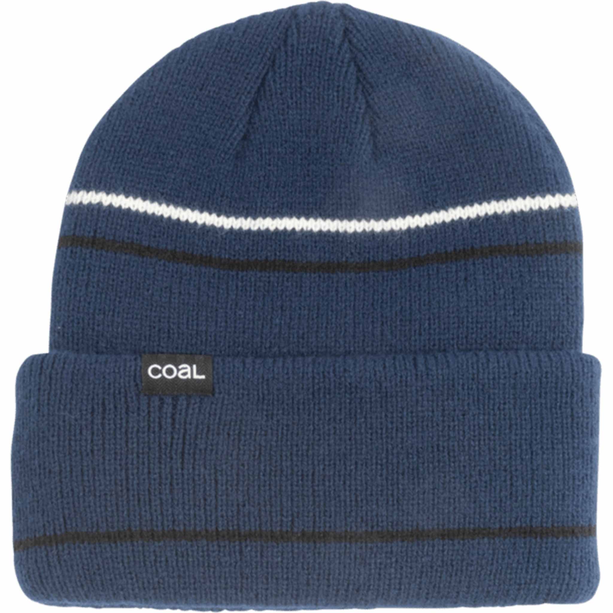 Coal Wayne Beanie Navy Off White Beanie