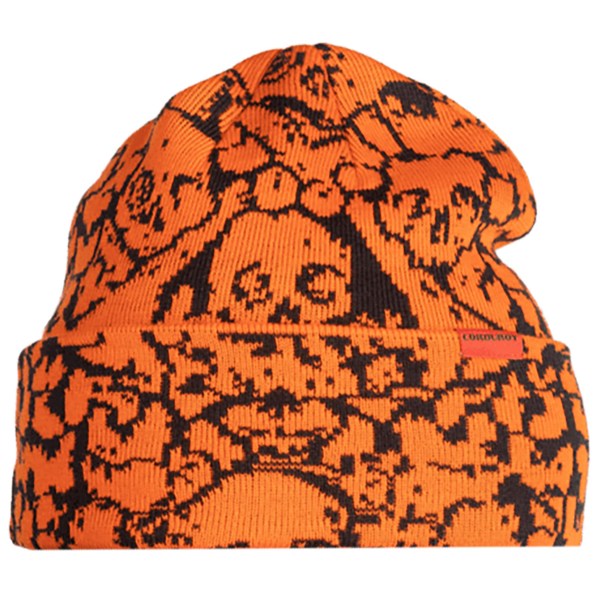 Corduroy Catacombs Beanie Safety Orange Beanie