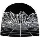 Corduroy Digital Mountain Skully Beanie Black Beanie