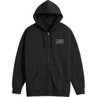 Corduroy Flyer Zip Hoodie Black Sweatshirts