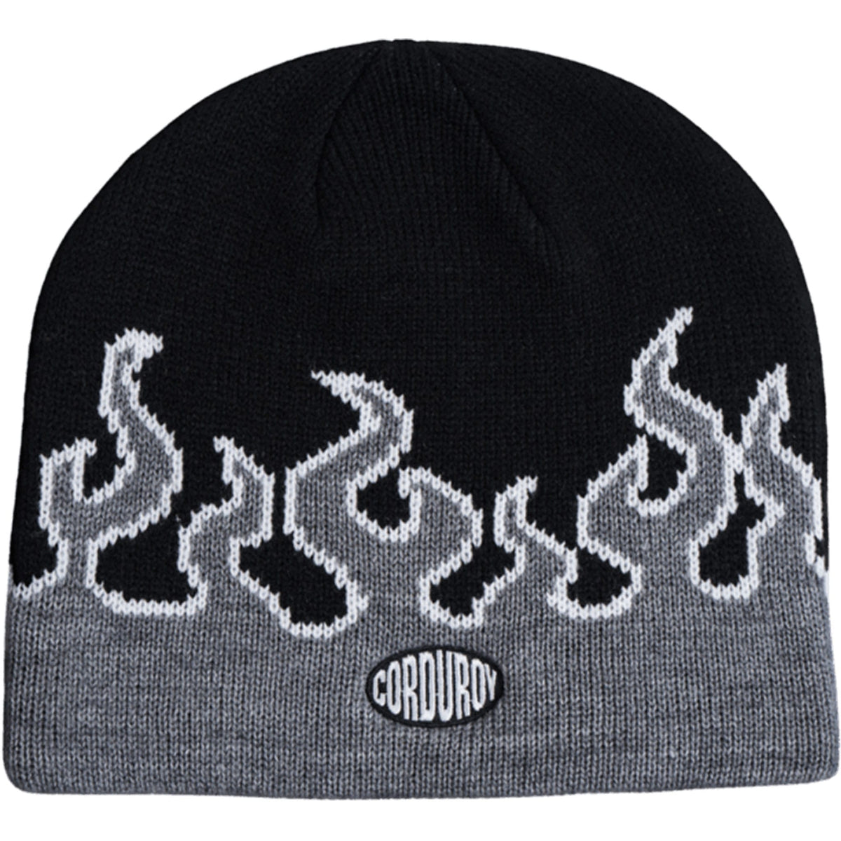 Corduroy LL Burn Skully Beanie Black Beanie
