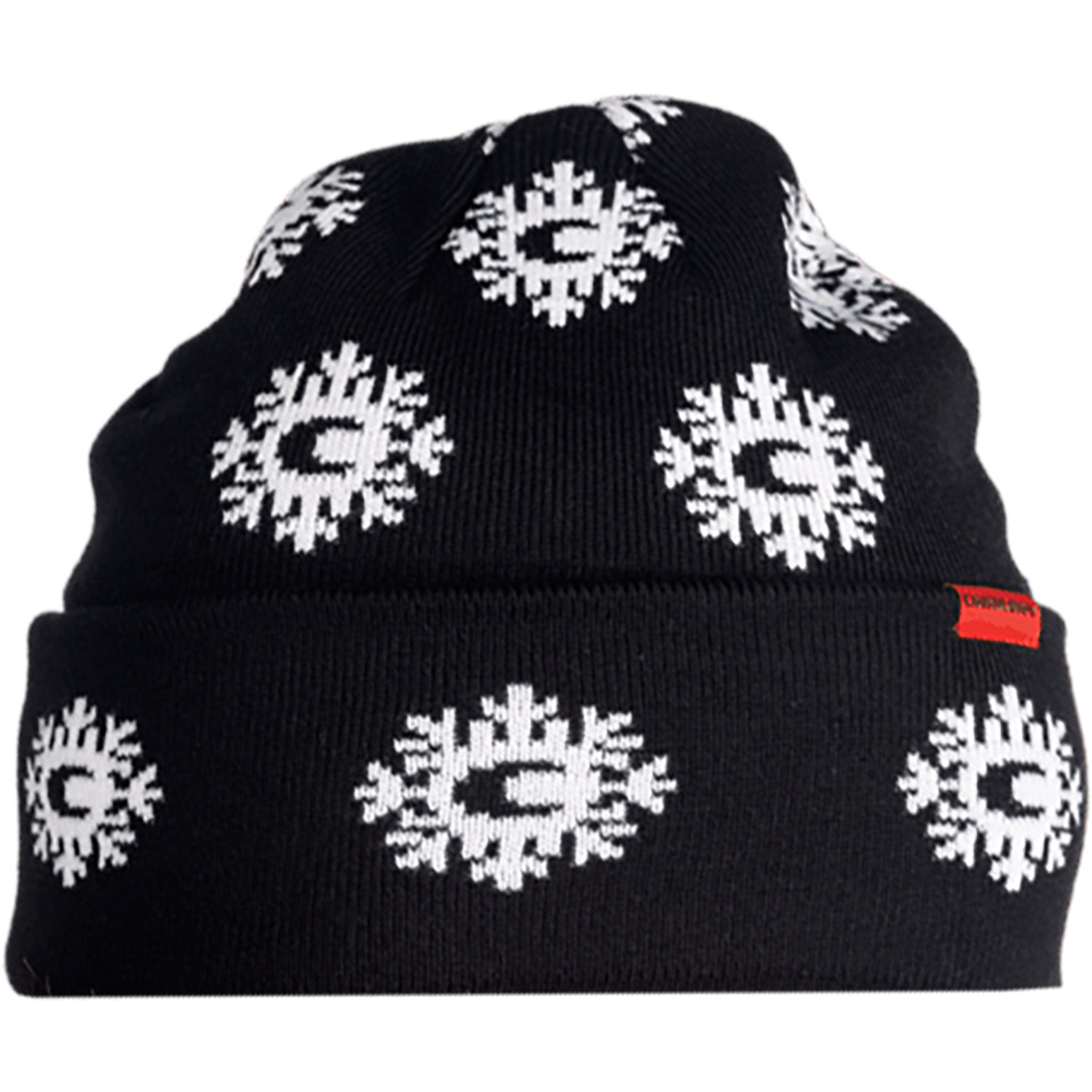 Corduroy Monogram Beanie Black Beanie