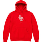 Corduroy Scorpion Hood Red Sweatshirts