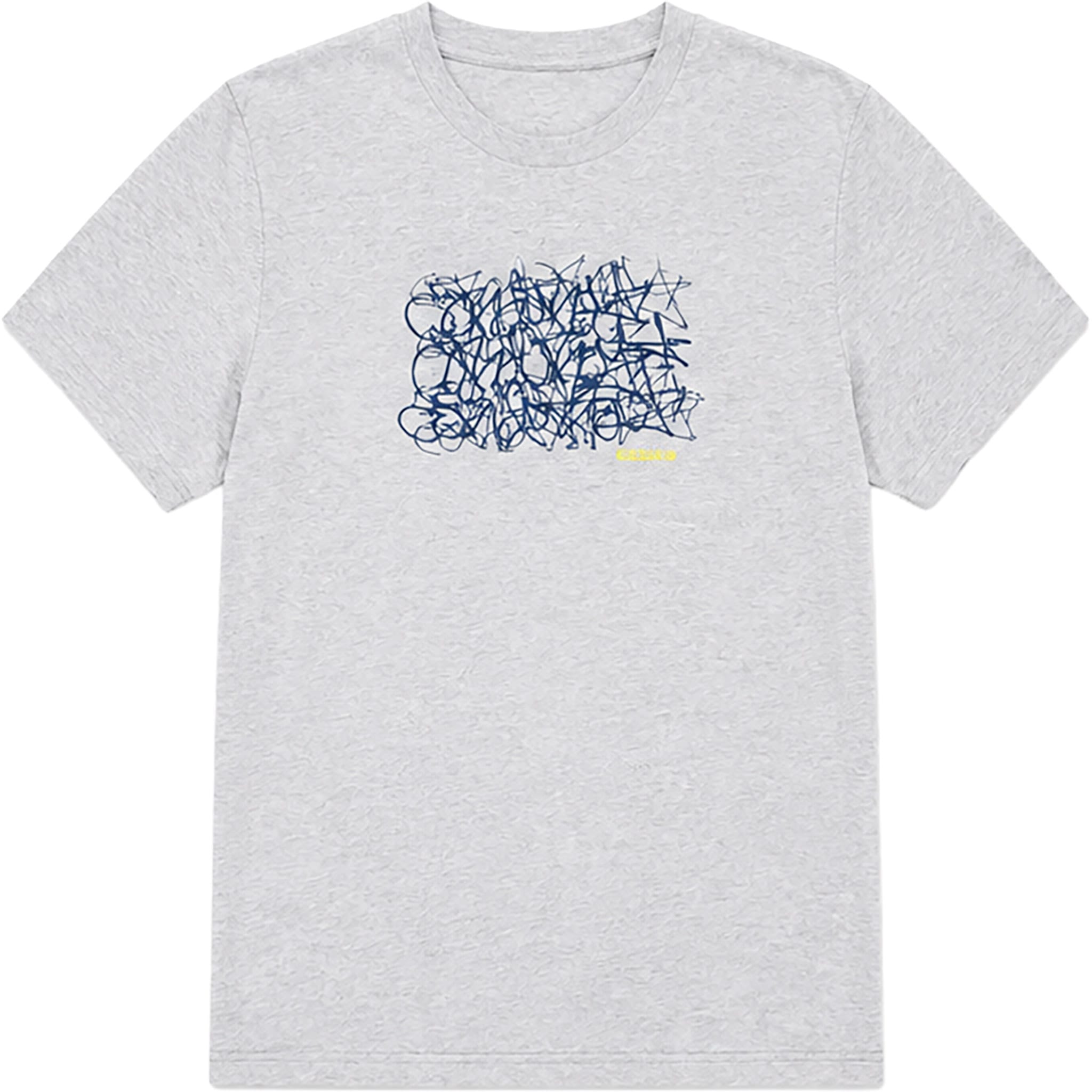 Corduroy Scribble T-Shirt Grey T Shirt