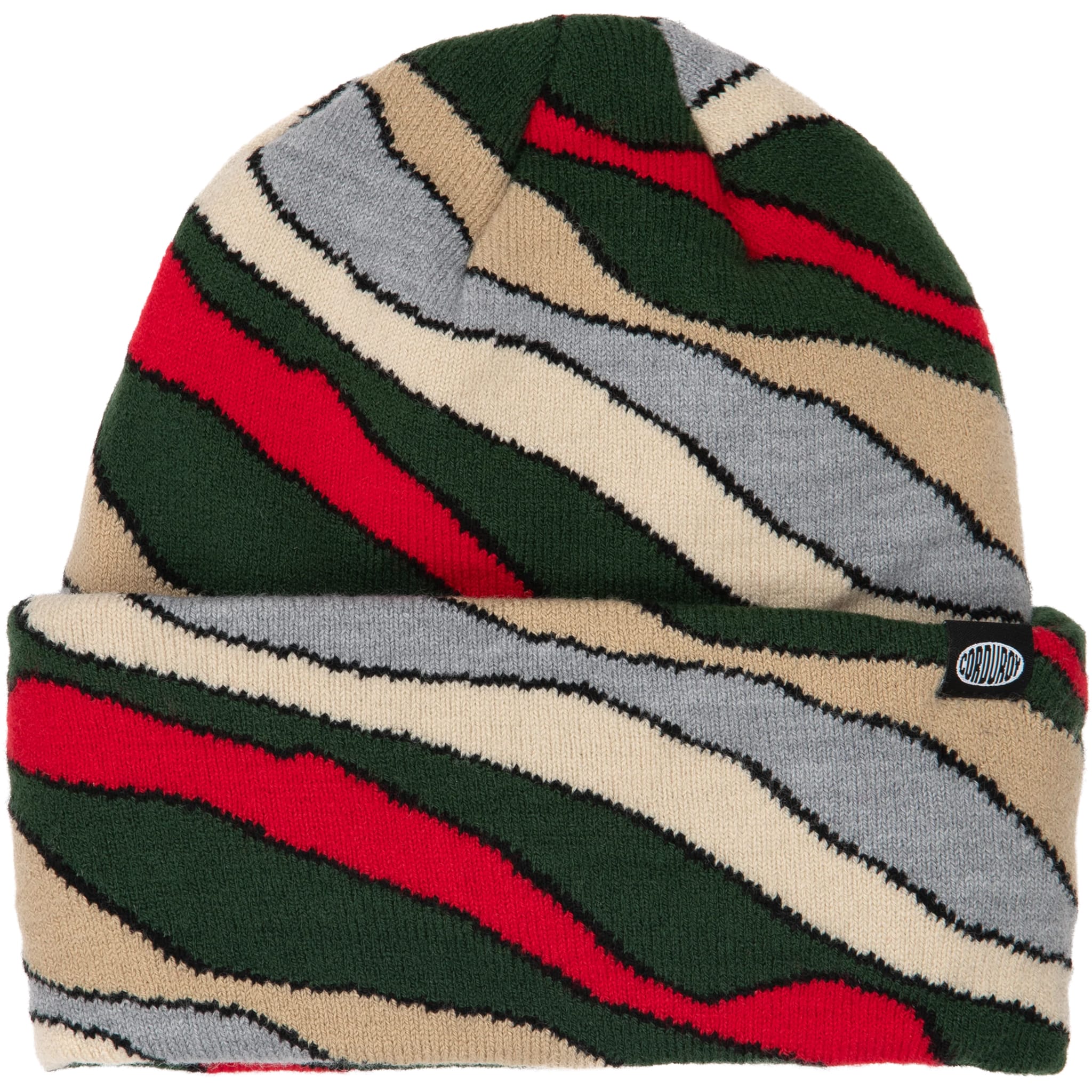 Corduroy Sweataweatha Beanie Green Beanie