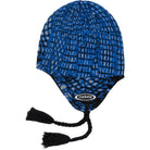Corduroy Tidal Earflap Beanie Blue Beanie