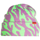 Corduroy Tribal Flames Beanie Lavendar Beanie