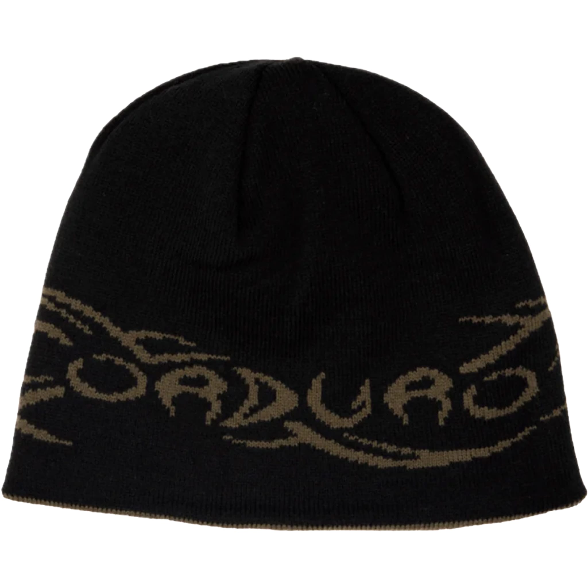 Corduroy Tribalwire Reversible Beanie Black Green Beanie