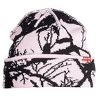 Corduroy Twig Camo Beanie Pink Beanie