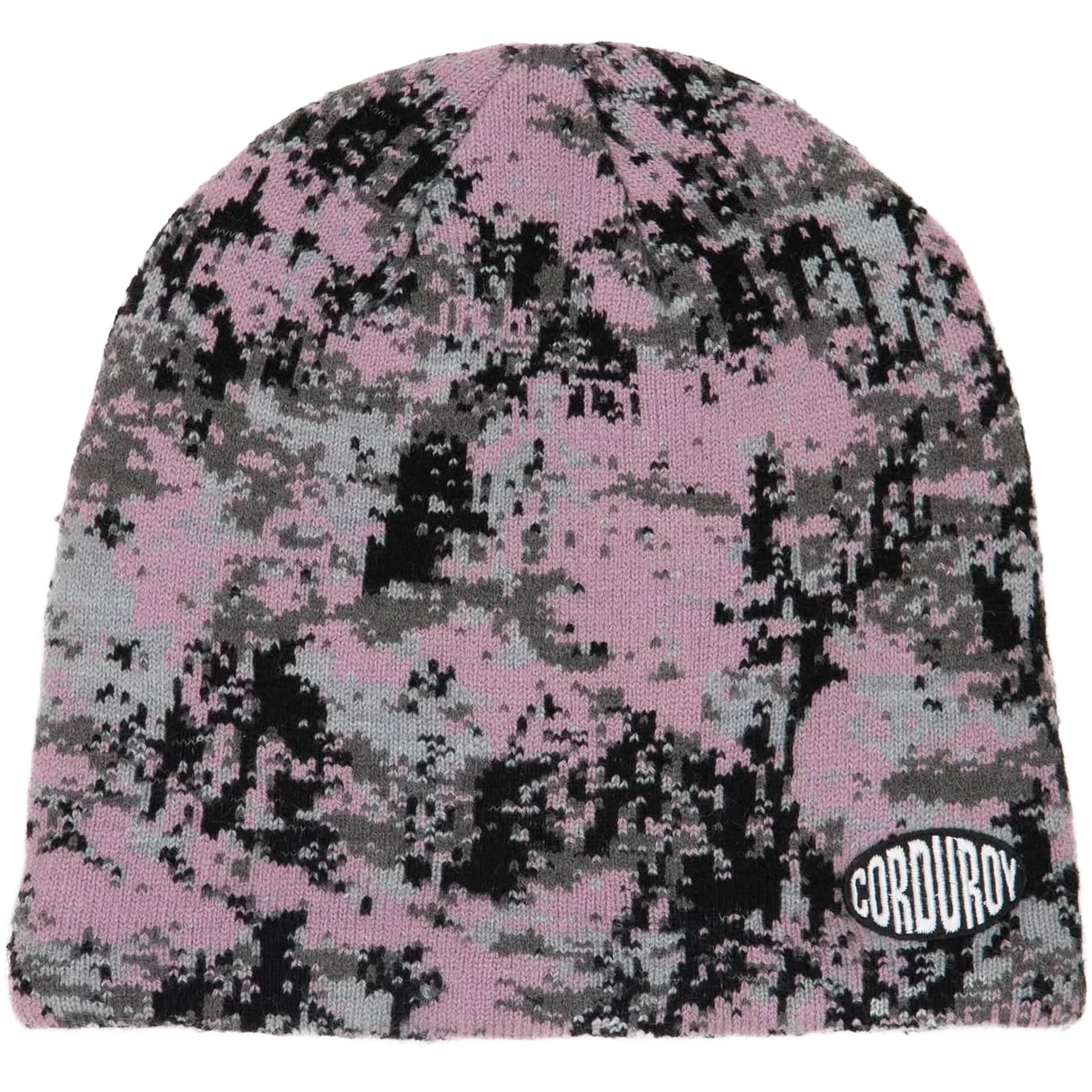 Corduroy Wasteland Skully Beanie Purple Beanie