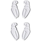 Crab Grab Mini Claws White Stomp Pads