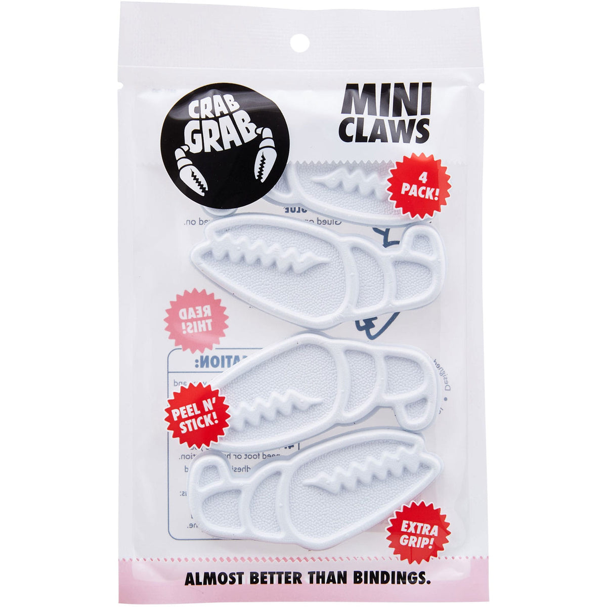 Crab Grab Mini Claws White Stomp Pads