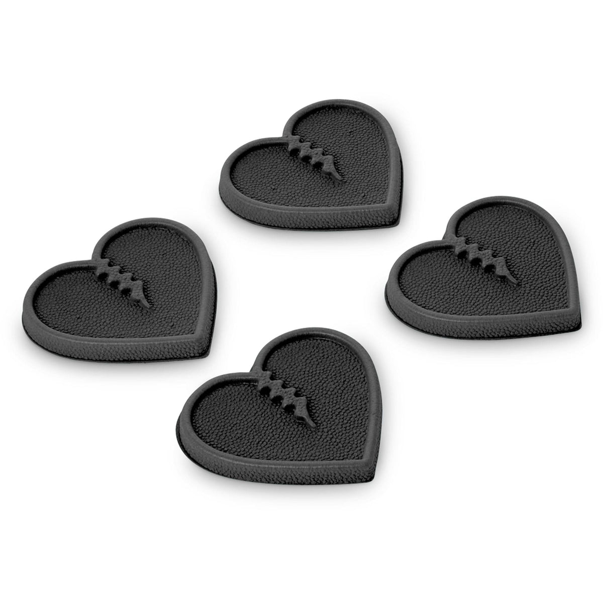 Crab Grab Mini Hearts Black Stomp Pads