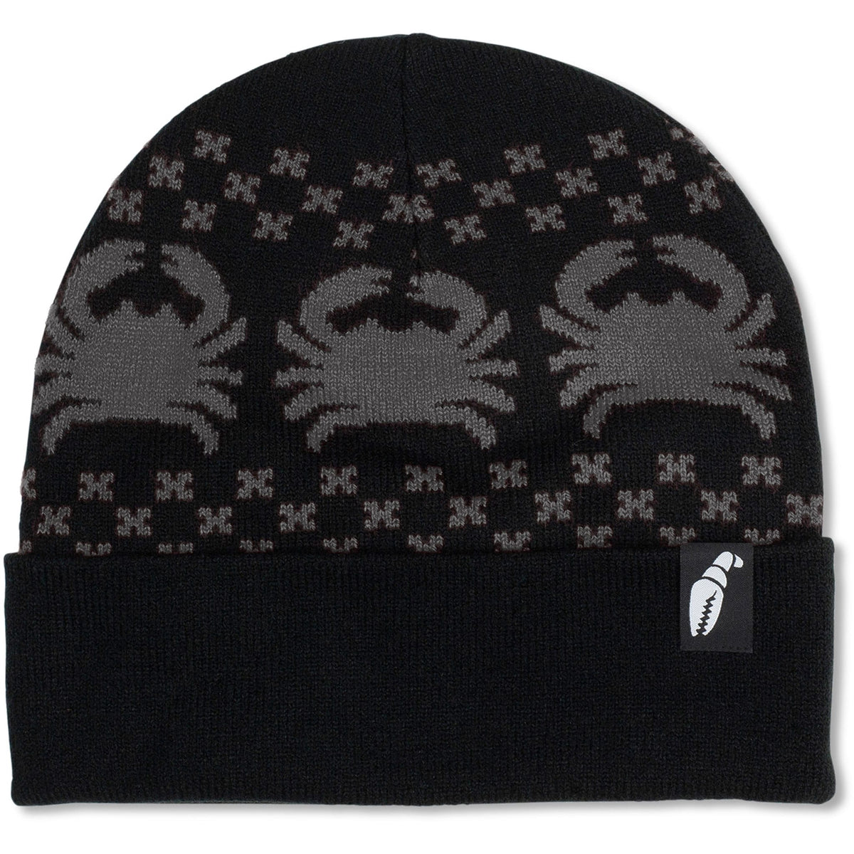 Crab Grab Nordicrab Beanie Black Grey Beanie