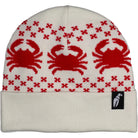 Crab Grab Nordicrab Beanie Off White Red 2025 Beanie