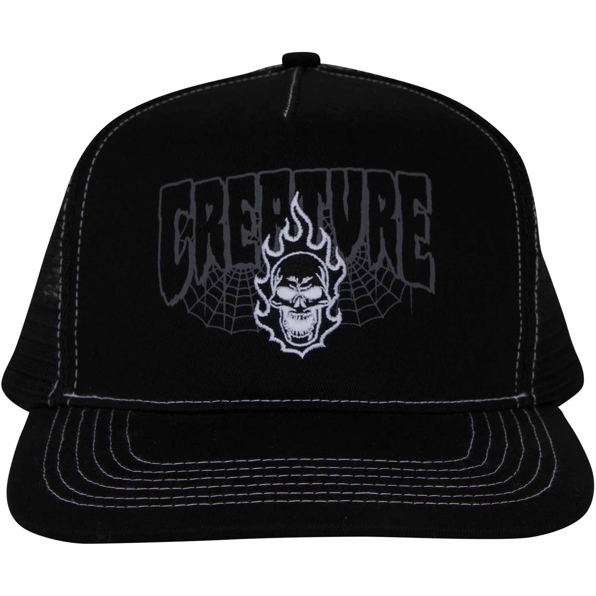 Creature Bonehead 2 Relic Trucker Hat Black Hats