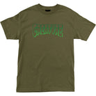 Creature Logo Outline T-Shirt Military Green T Shirt