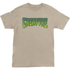 Creature Logo T-Shirt Sand T Shirt