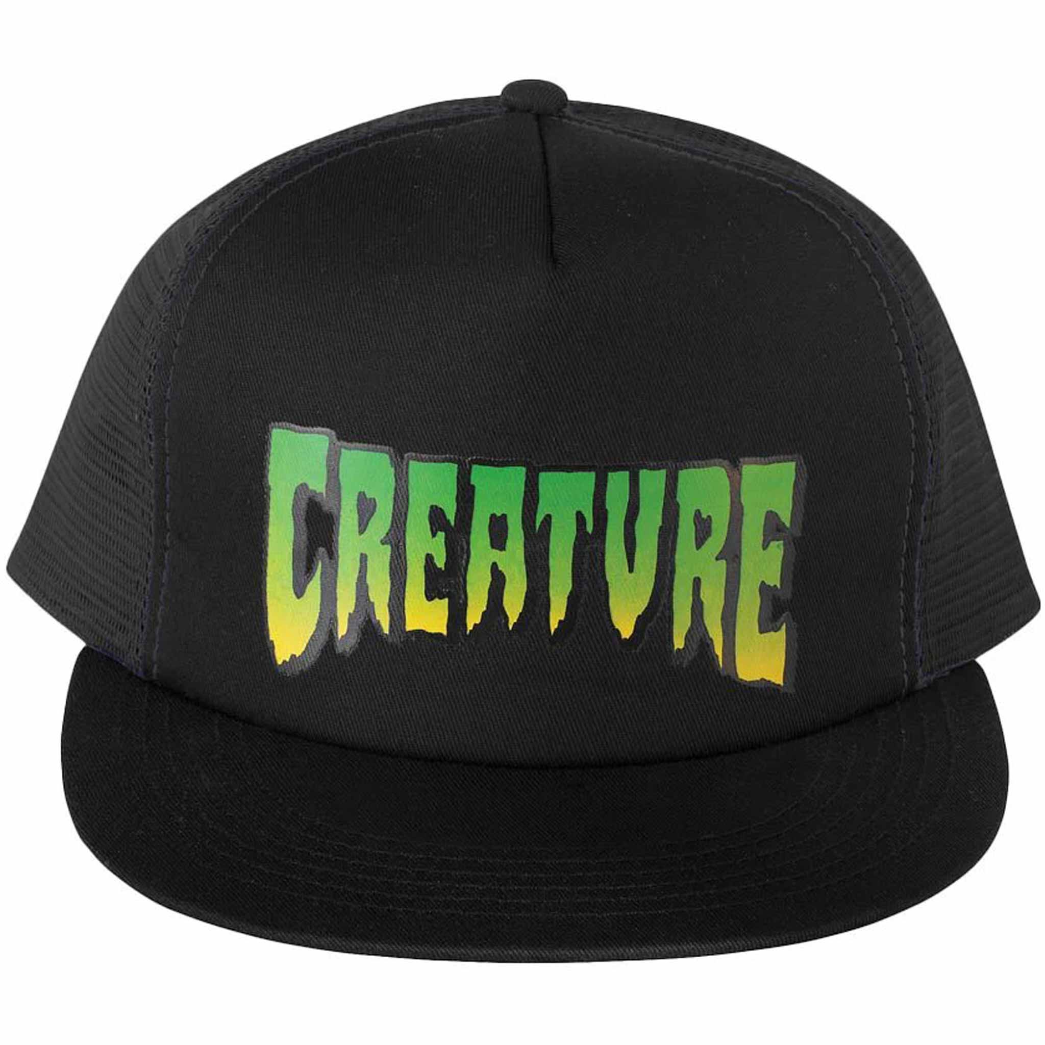 Creature Logo Trucker Hat Black Hats