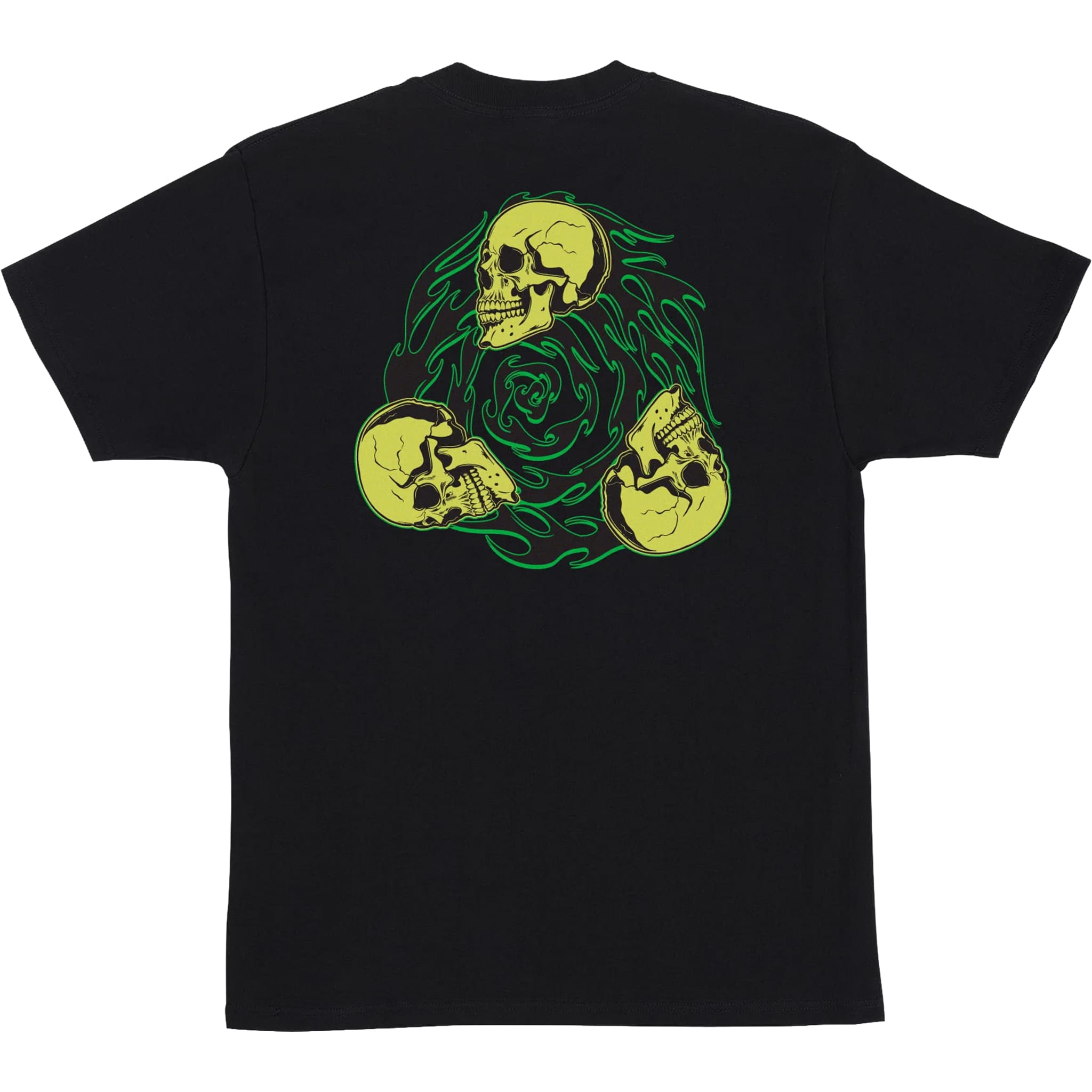 Creature Spiral Skull T-Shirt Black T Shirt