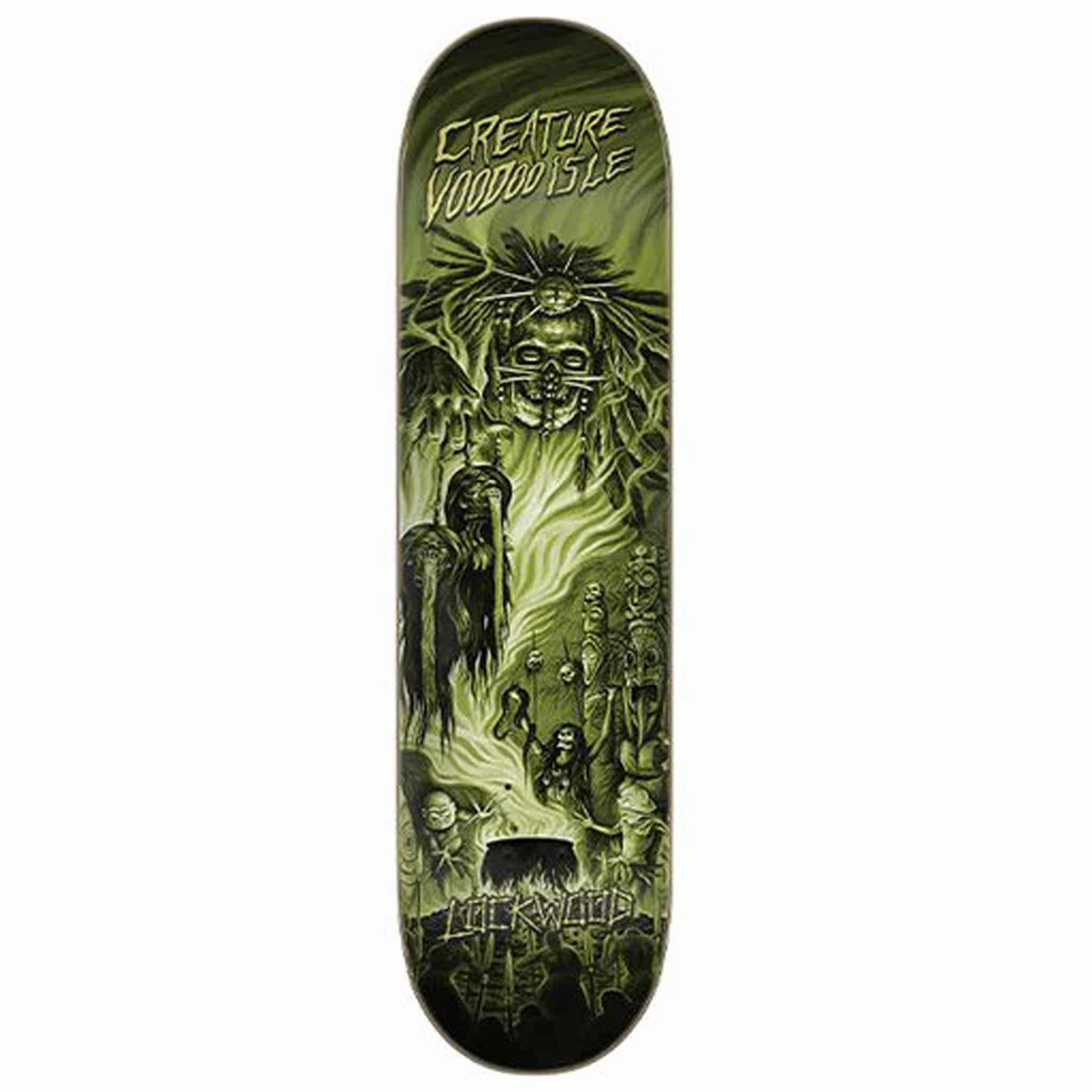 Creature VX Everslick Lockwood Voodoo Isle 2 8.25" Skateboard Deck Skateboard