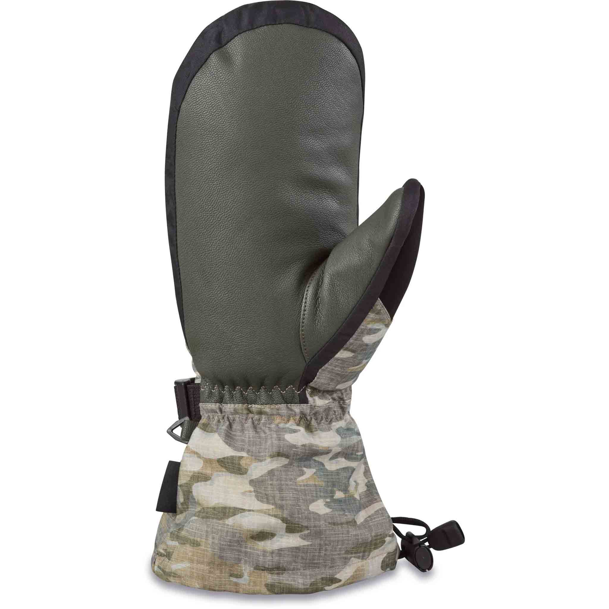 Dakine Leather Scout Mitt Vintage Camo Gloves & Mitts