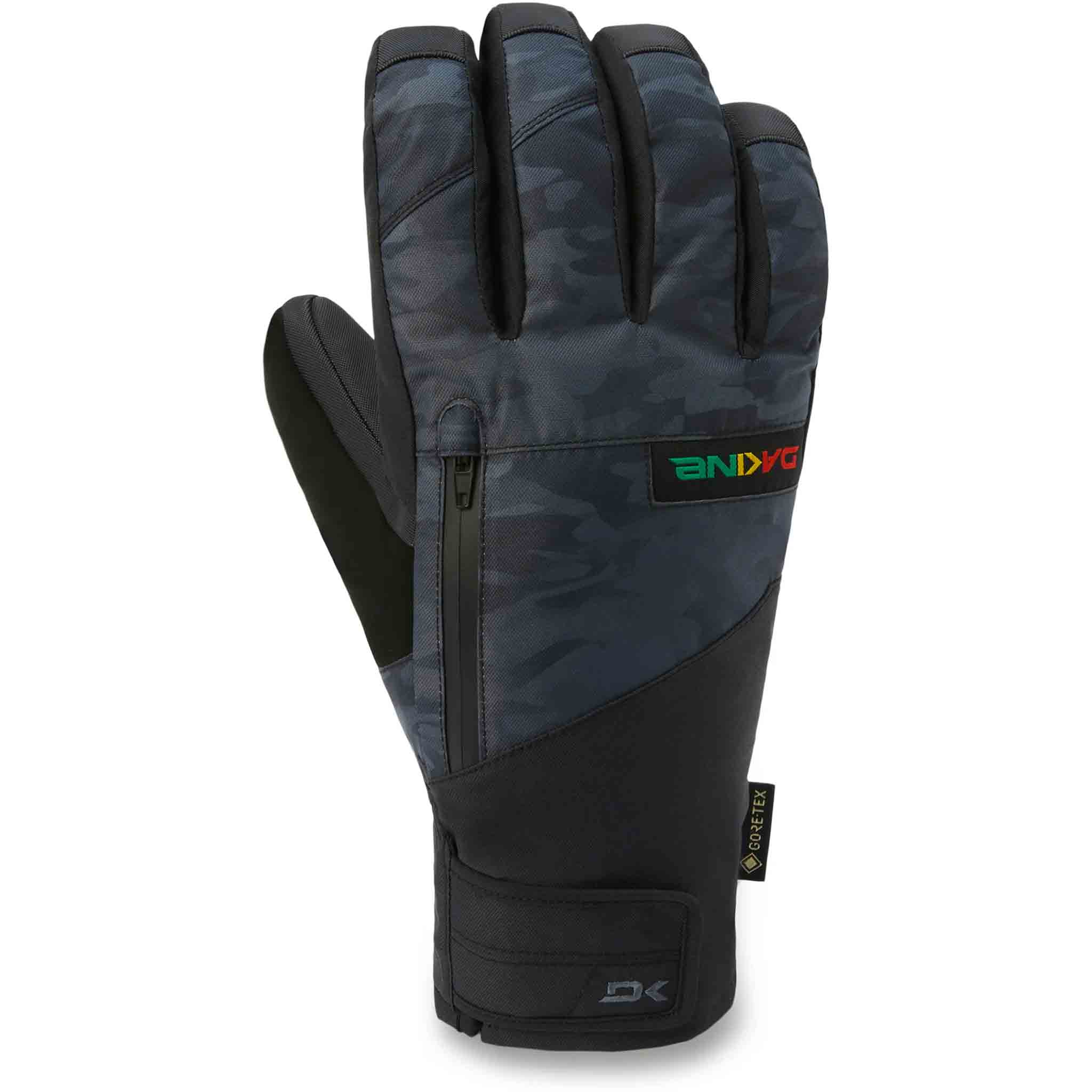 Dakine Titan Gore-Tex Short Glove Black Vintage Camo Gloves & Mitts