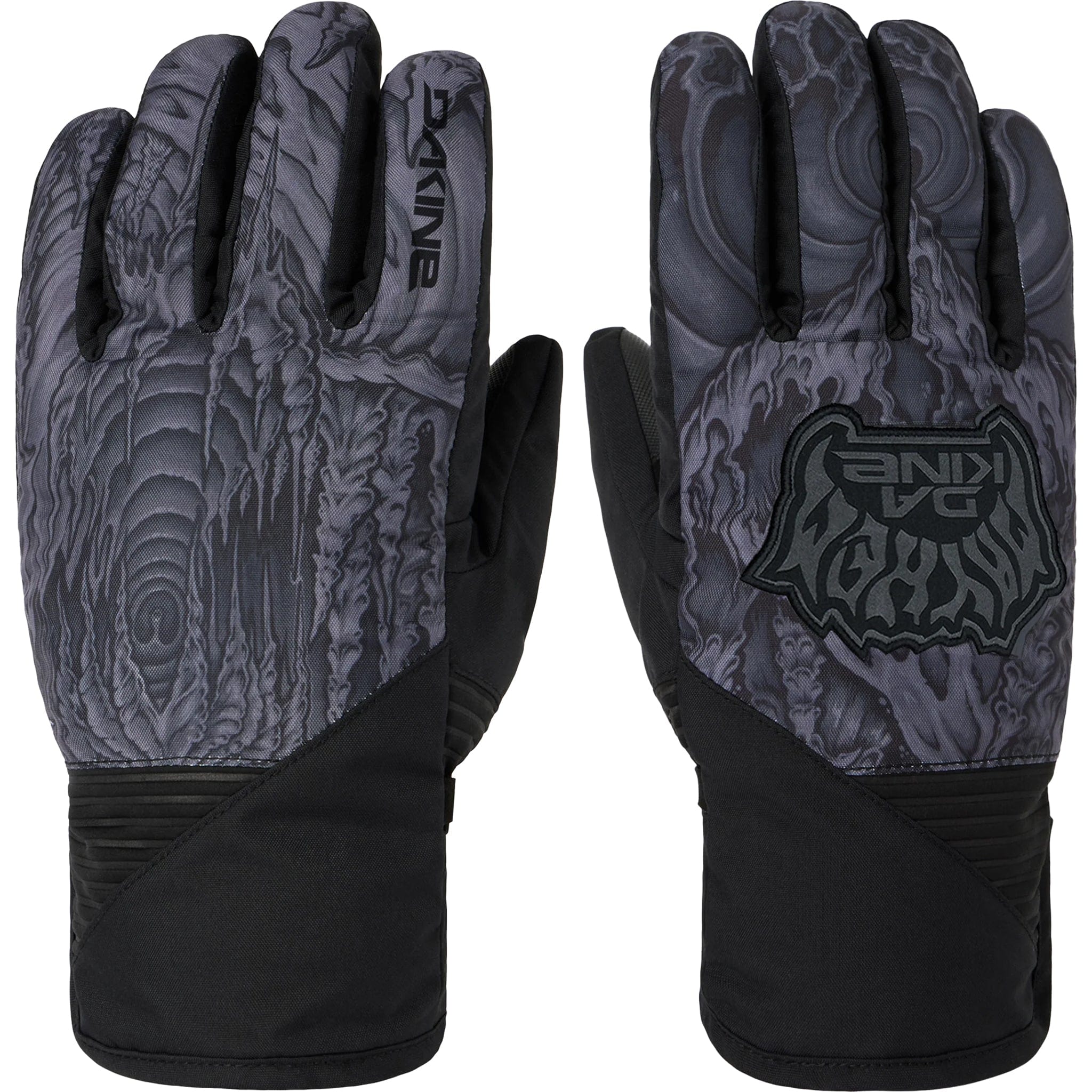 Dakine X Mayhem Crossfire Short Glove Mayhem Black Gloves & Mitts