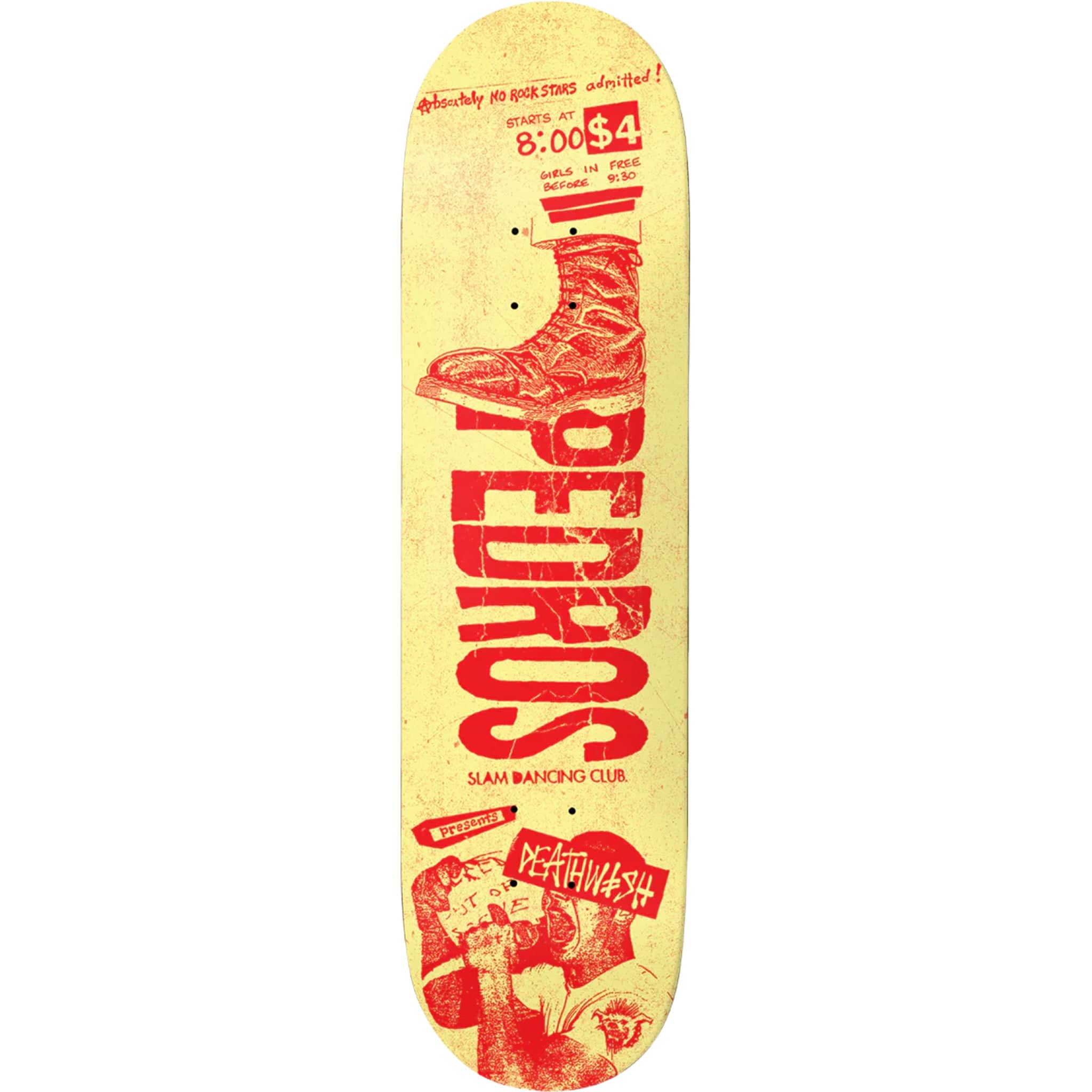 Deathwish Delfino Slam Skateboard Deck 8.5" Skateboard