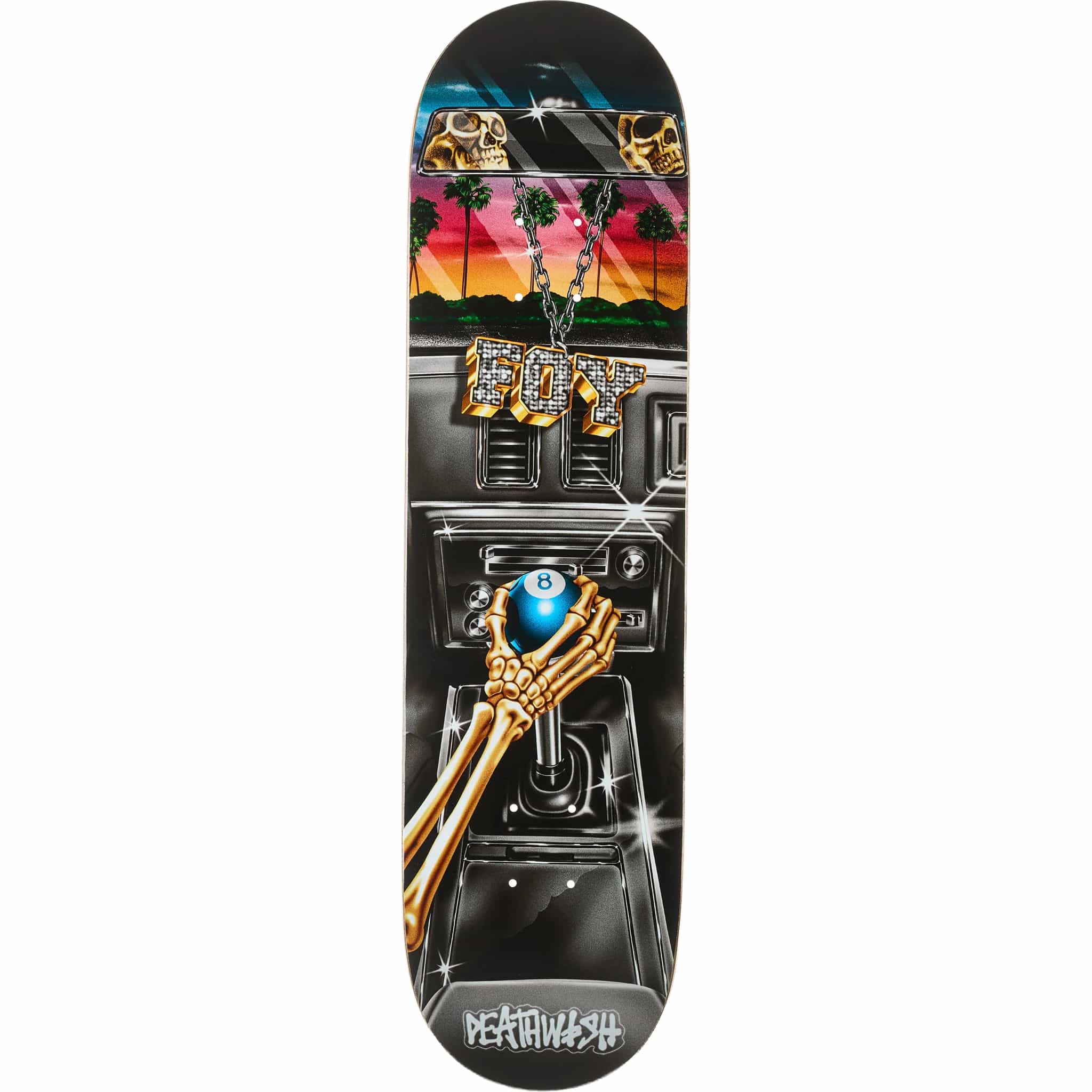 Deathwish Jamie Foy Samborgini Shifter Skateboard Deck 8" Skateboard