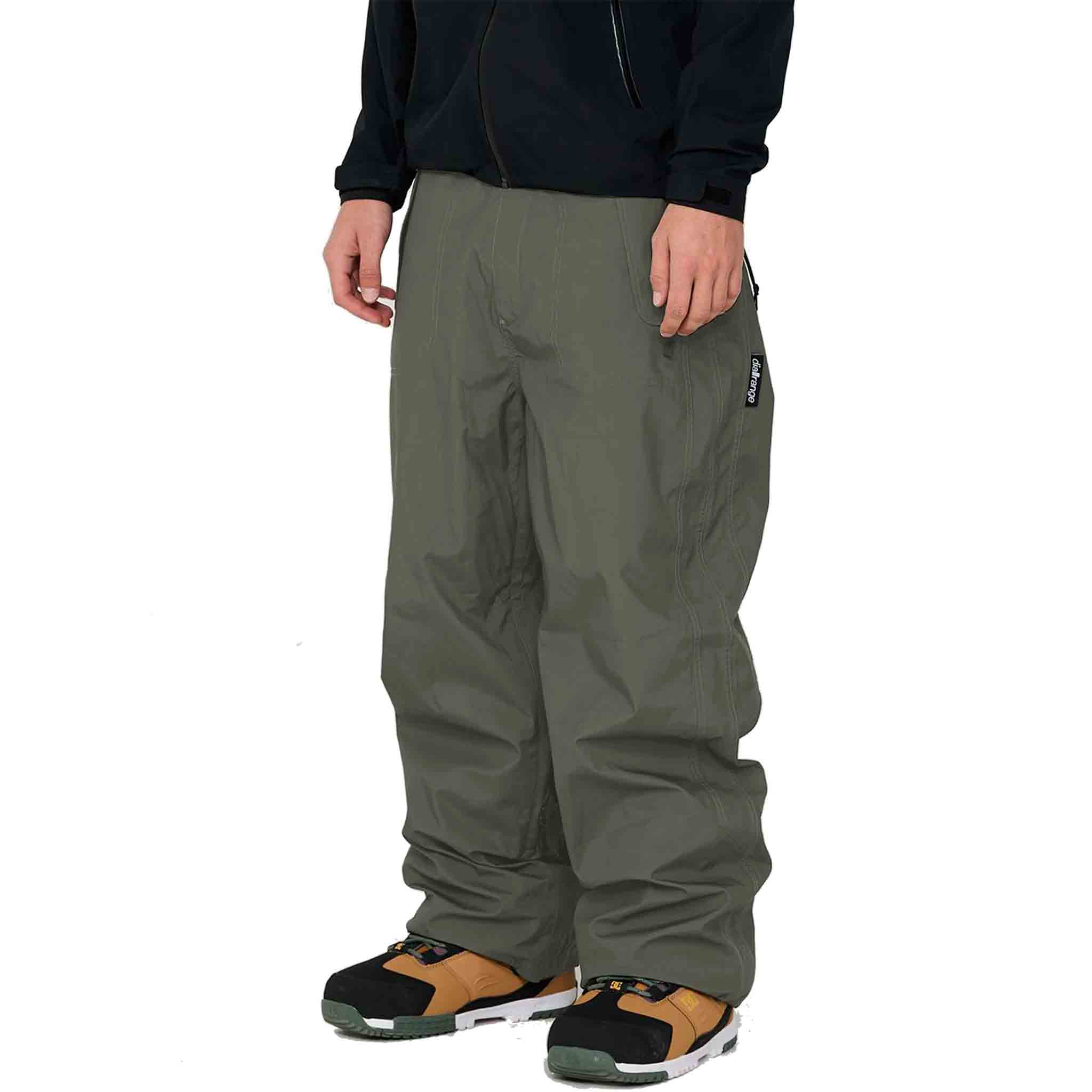 Dialrange Mawson 3L Pant Army Green 2026 Mens Snowboard Pants