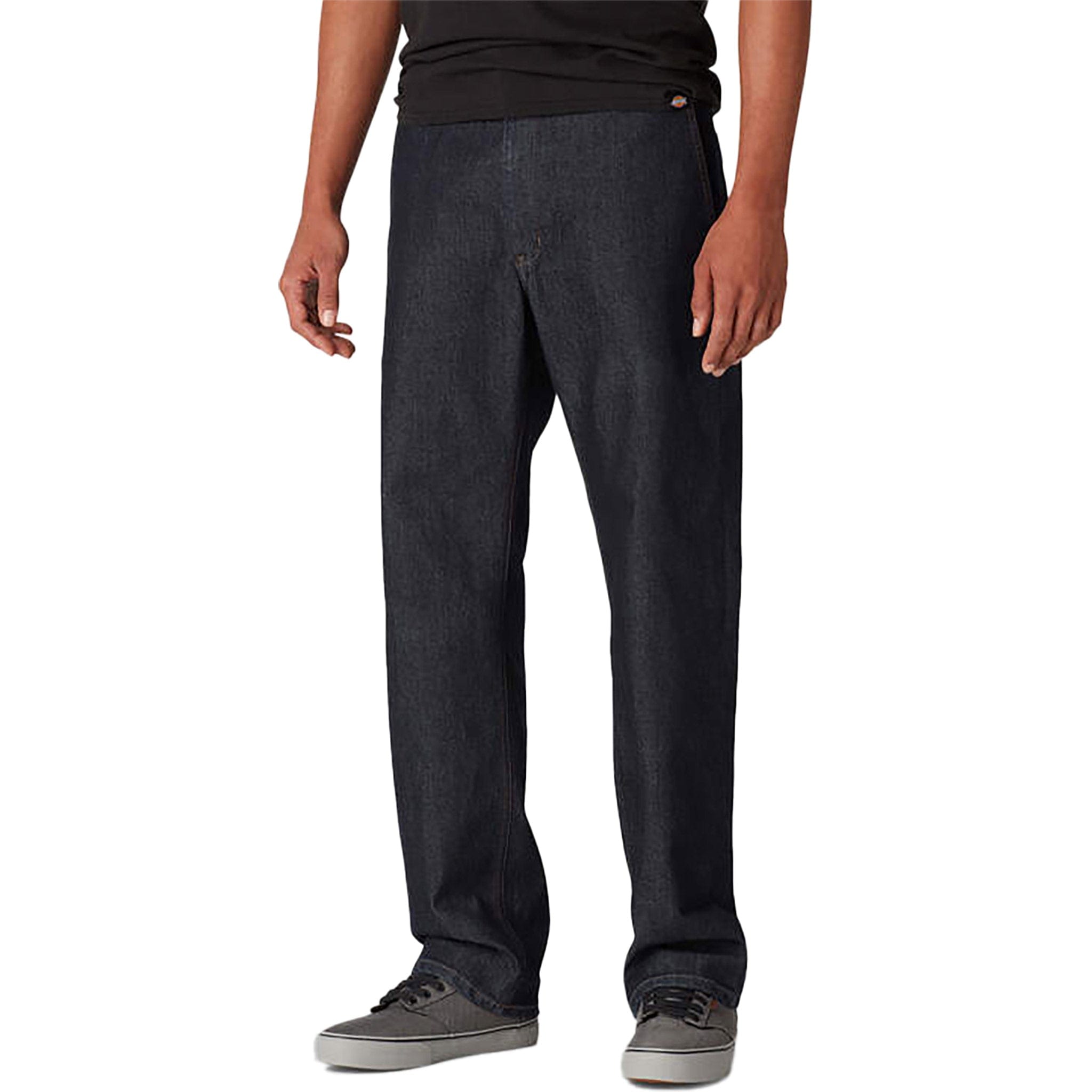 Dickies Baggy Washed Denim Pant Black Pants