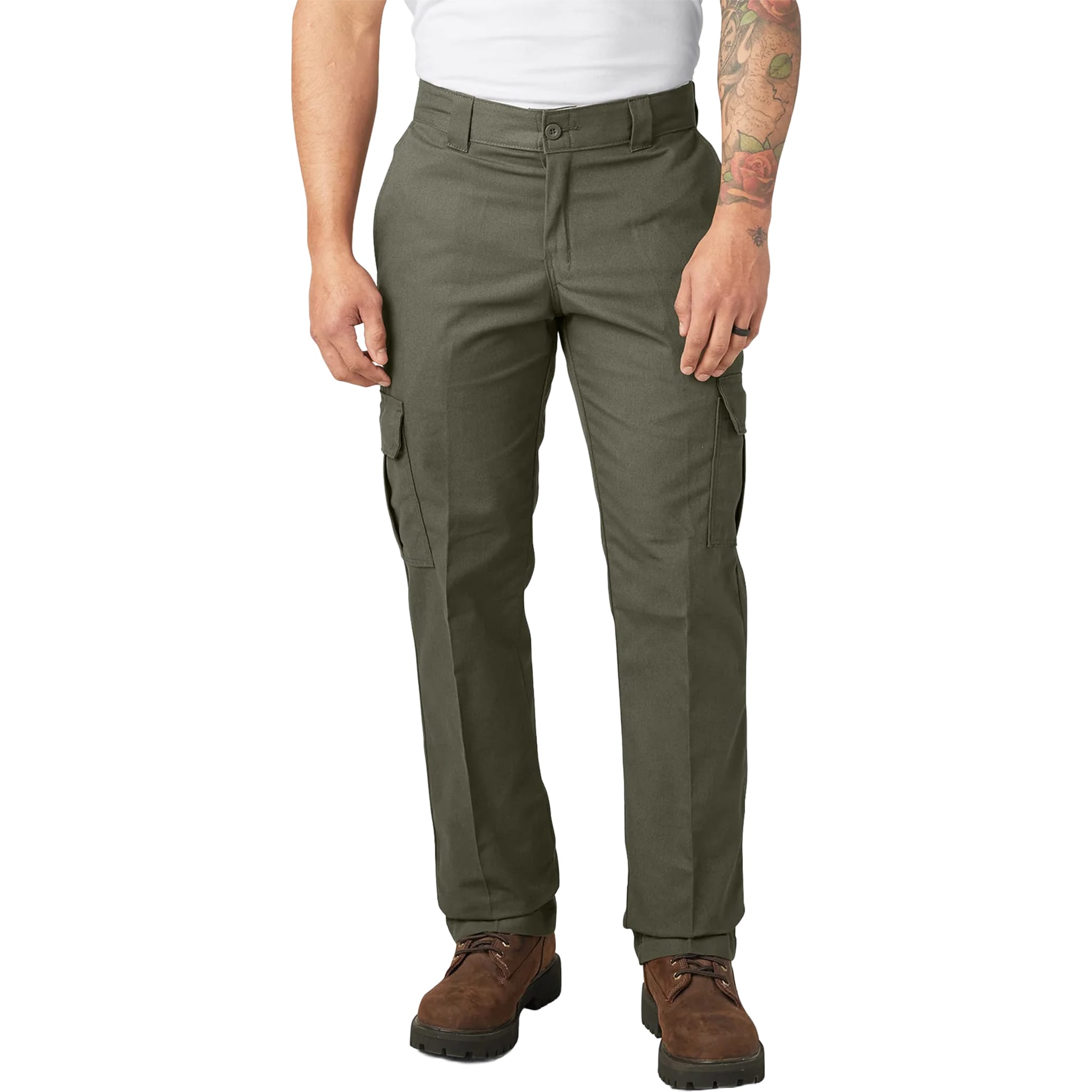 Dickies Flex Regular Fit Cargo Pant Moss Green Pants