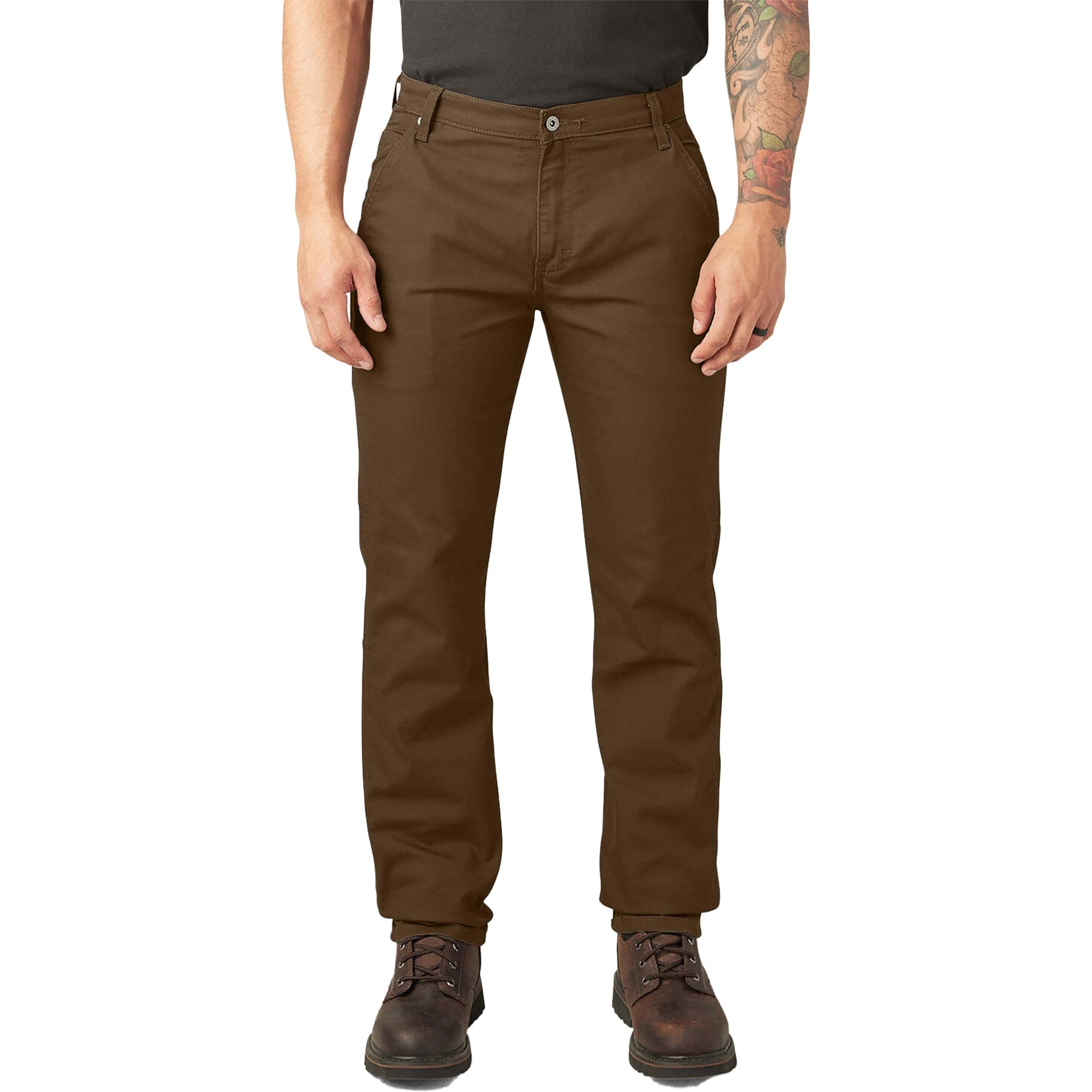 Dickies Flex Regular Fit Carpenter Pants Stonewashed Timber Brown Pants