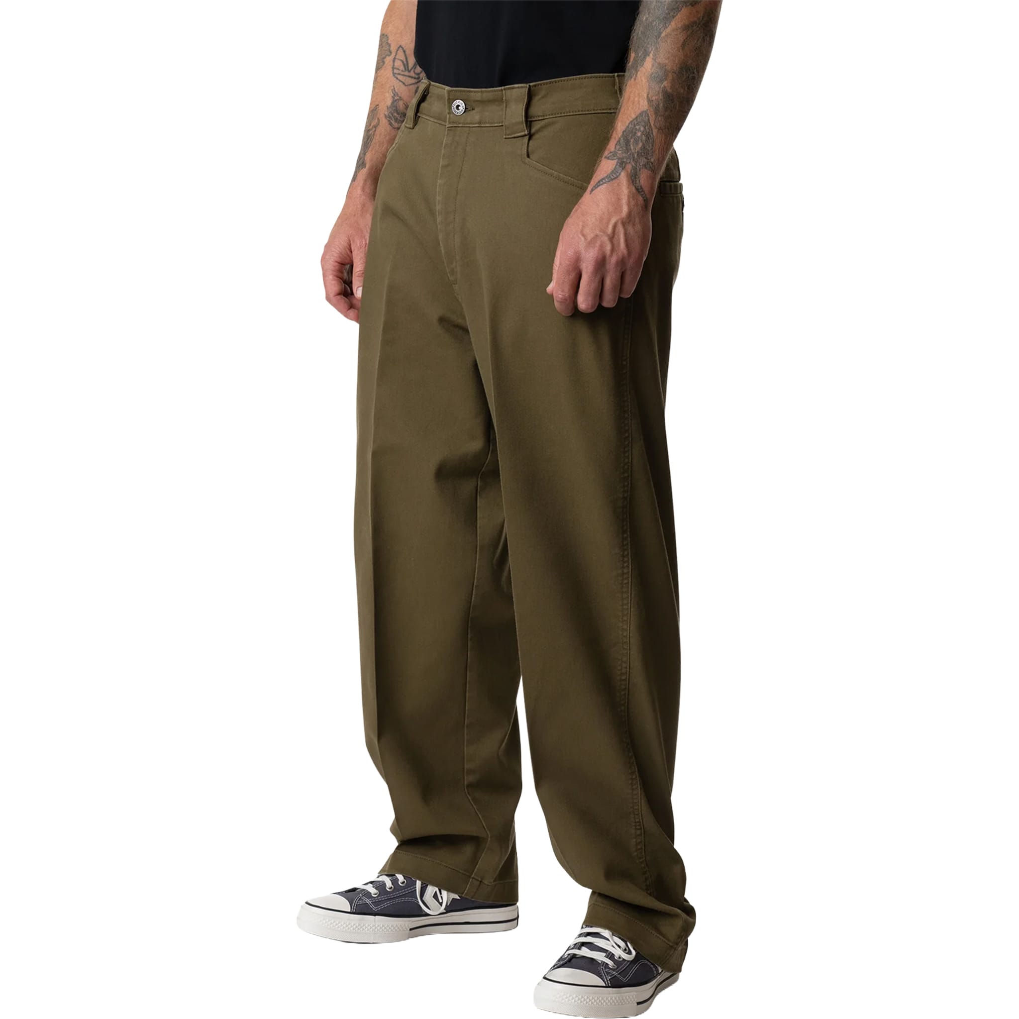Dickies Mike Anderson Loose Fit Work Pants Dark Olive - Sanction