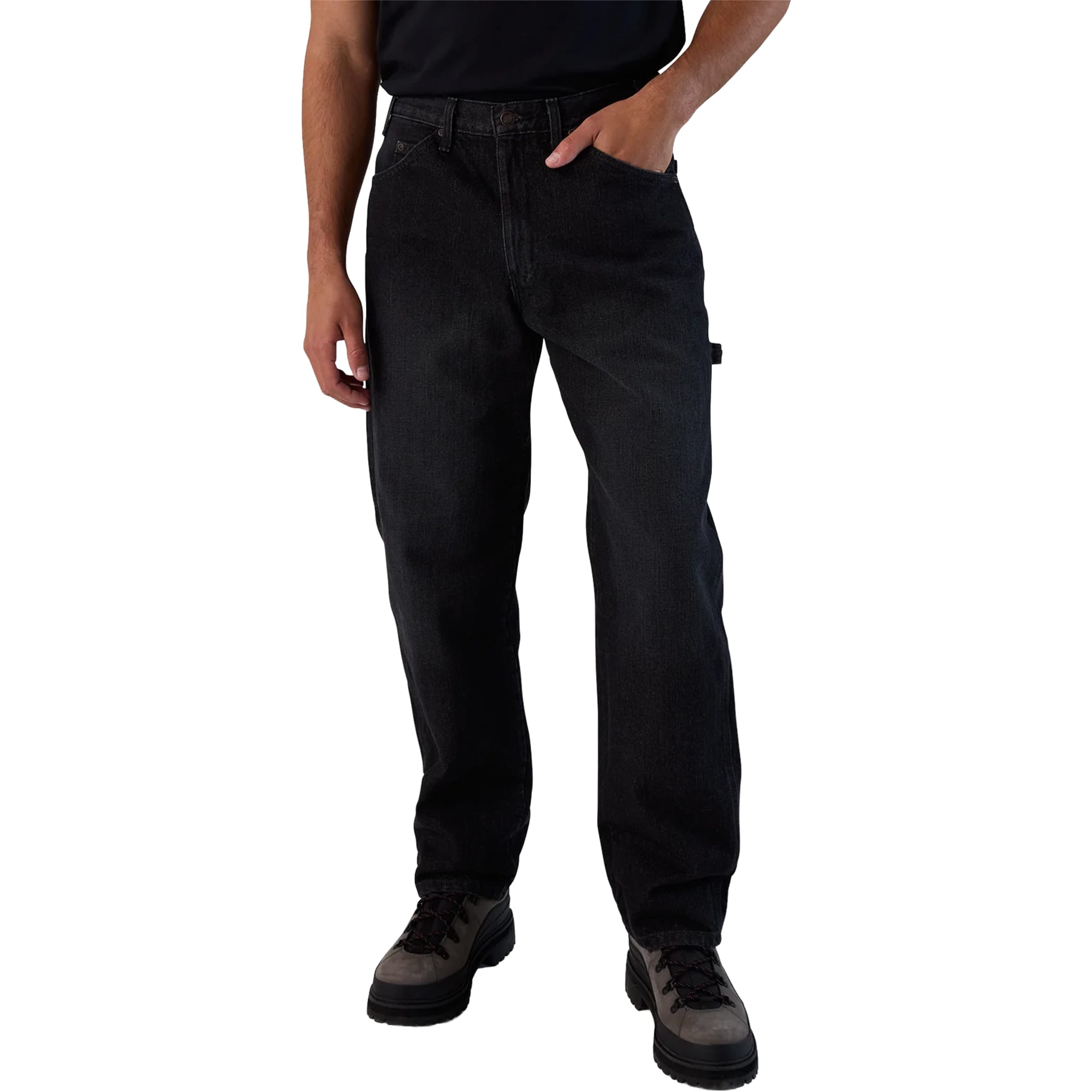 Dickies Relaxed Fit Heavyweight Carpenter Jeans Black Denim Pants